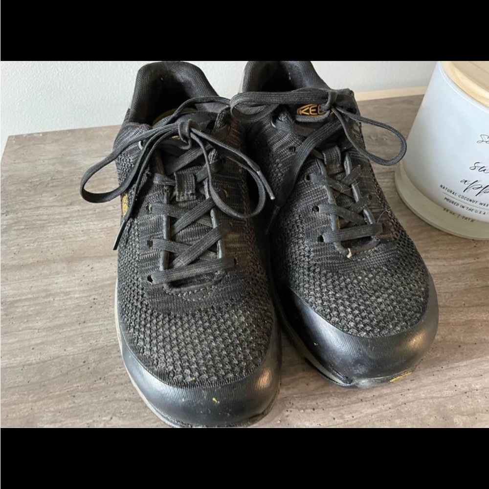 Womens keen steel toe shoes size 8 black - Picture 2 of 8
